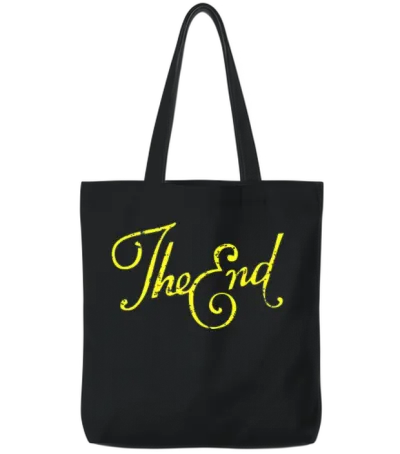 The End Tote Bags - Black