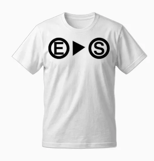 Ed Sheeran Es Logo Unisex T-Shirt - White