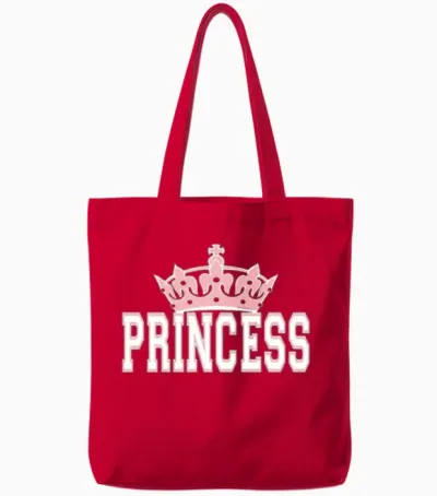 Princess Womens Tote Bags - Red
