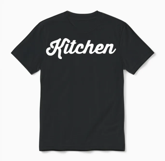 Kitchen Unisex T-Shirt in Black