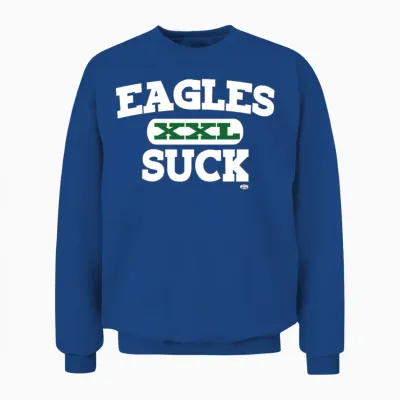 Eagles Suck Unisex Sweatshirt - Royal