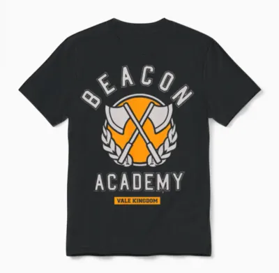 Rwby Beacon Academy Unisex T-Shirt - Black