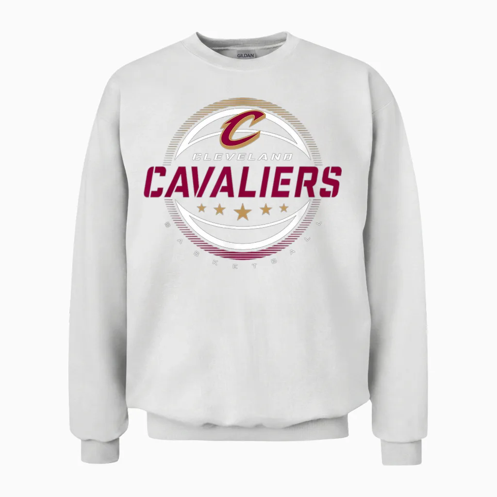 Nba Cleveland Cavaliers the Rock Unisex Sweatshirt in White