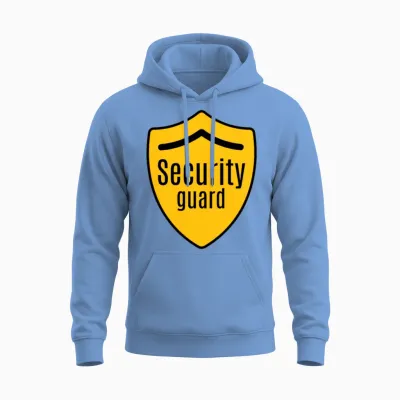 Security Guard Unisex Hoodie - Carolina Blue