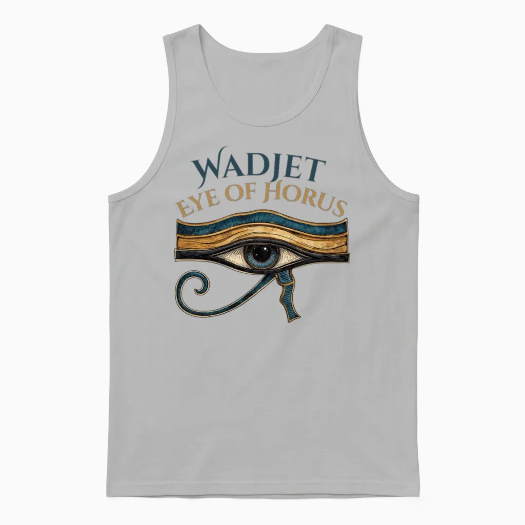 Eye of Horus Unisex Tank Top - Ash