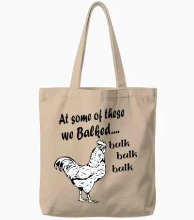 Funny Premium Tote Bags - Natural