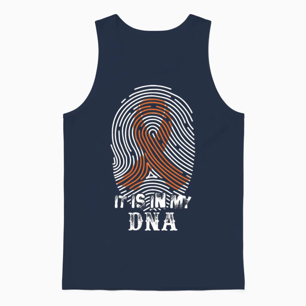 It Is in My Dna- Agent Orange Awareness Unisex Tank Top in Navy