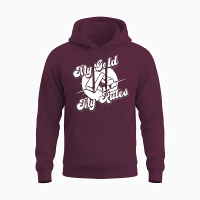 Gold Mining Unisex Hoodie - Maroon