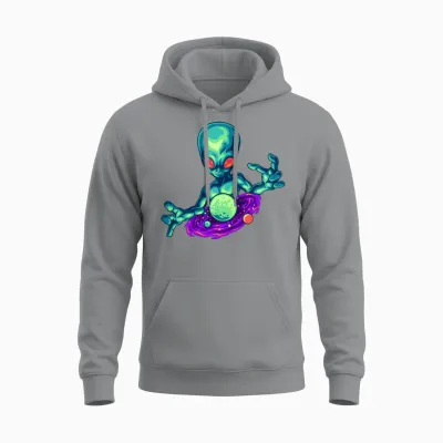 Alien His Universe Unisex Hoodie - Sport Grey