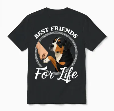 Großer Schweizer Sennenhund Liebhaber Design Schweizer Sennenhund Unisex T-Shirt - Black