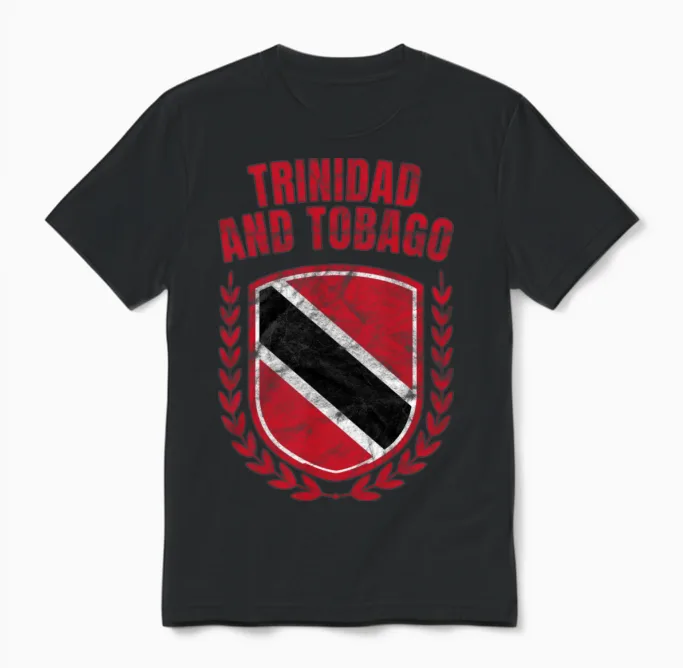 Trinidad and Tobago Unisex T-Shirt in Black