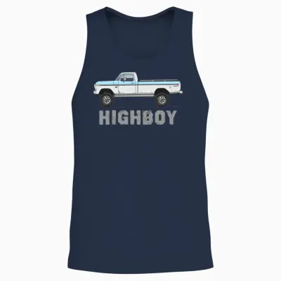 Highboy Wind Blue Unisex Tank Top - Navy