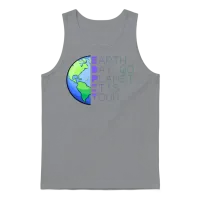 Earth Day Its Yours Go Planet Earth Day Go Planet Unisex Tank Top - Sport Grey – 1