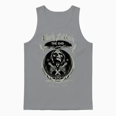 Black Sabbath the End World Tour Heavy Metal Music by Rock O T-Shirt, Black Unisex Tank Top - Sport Grey