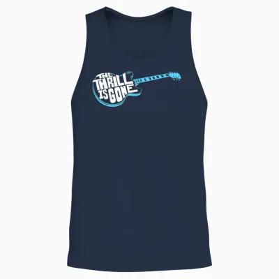 Lyriclyfe T-Shirt - Thrill Is Gone Unisex Tank Top - Navy