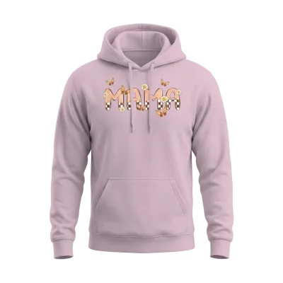 Retro Mama Unisex Hoodie - Light Pink