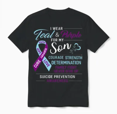 Courage Strength Determination Unisex T-Shirt - Black