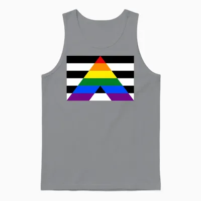 Straight Ally Unisex Tank Top - Sport Grey