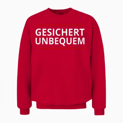Gesichert Unbequem - Bananenrepublik Auf Den Punkt Unisex Sweatshirt - Red