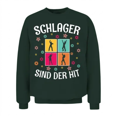 Folk Music Party Festival Outfit German Hits Unisex Sweatshirt - Forest
