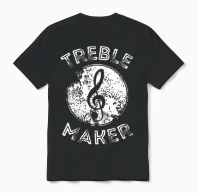 Funny Musician Unisex T-Shirt - Black