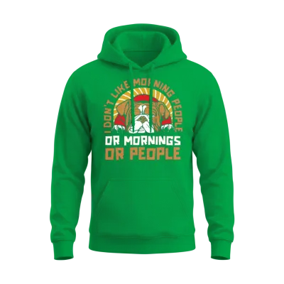 Bulldog Dogs Unisex Hoodie - Irish Green