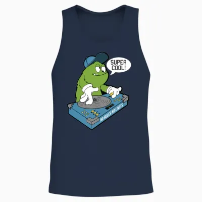 Funny Children 41 Unisex Tank Top - Navy