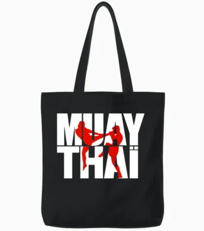 Muay Thai Tote Bags - Black