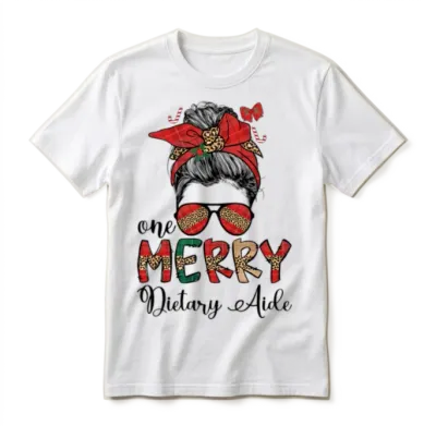 Dietary Aide Christmas Dietary Aide Xmas Gifts Unisex T-Shirt - White