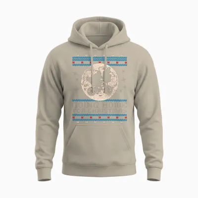 E.t. the Extra-Terrestrial Home for Christmas Unisex Hoodie - Sand