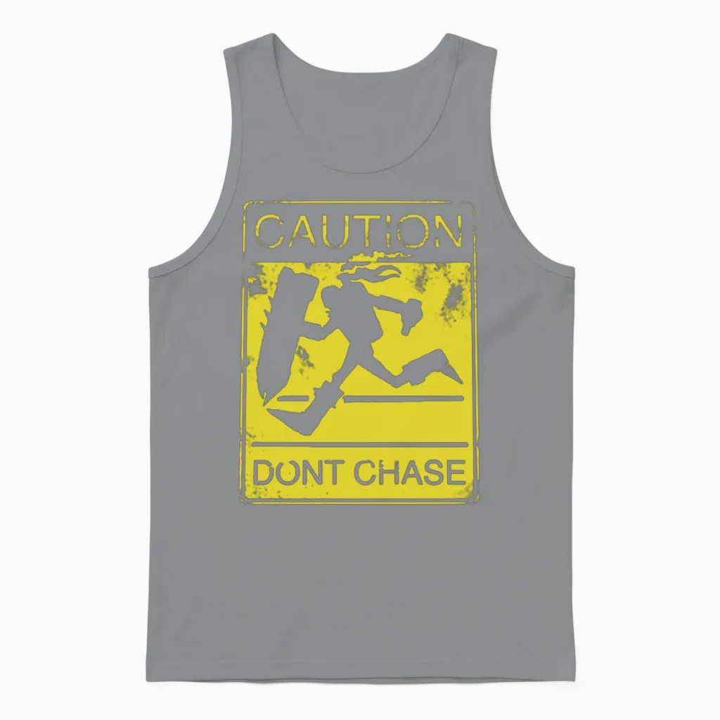 Singed - Caution Don't Chase T-Shirt for Lol Ga Unisex Tank Top in Sport Grey