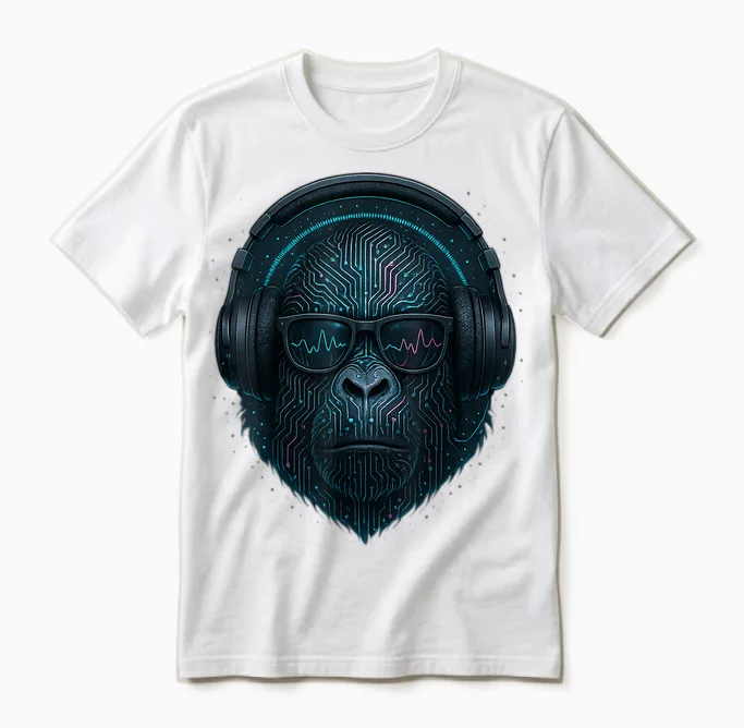 Techno House Electro Minimal Goa Psy Trance Acid Rave Dnb Unisex T-Shirt in White