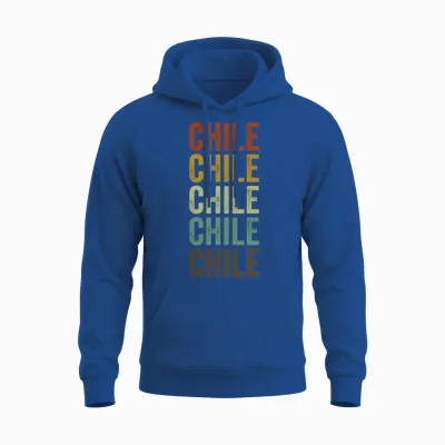 Chile Retro Vintage Unisex Hoodie - Royal