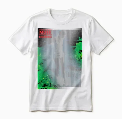 Muse Showbiz Glow T-Shirt, Grey, S Unisex T-Shirt - White