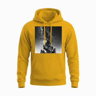 The Celestial Burning Bush Unisex Hoodie - Gold