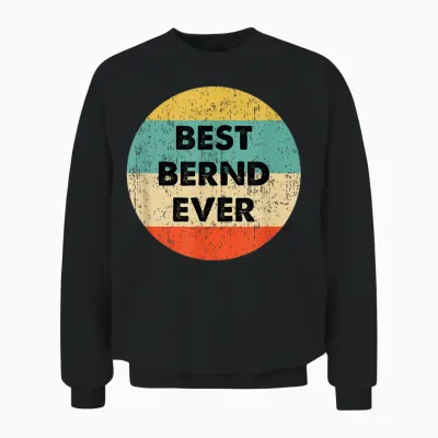 Bernd Vorname Unisex Sweatshirt - Black