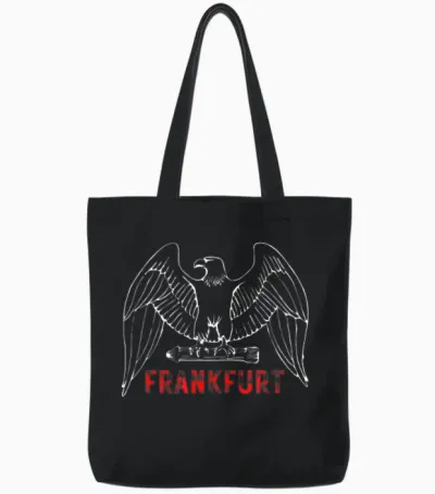 Adler Supporter Ultras Ffm Frankfurt Tote Bags - Black