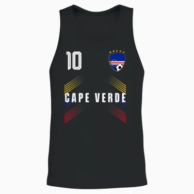 Cape Verde Flag Cape Verdean Pride Lovers Unisex Tank Top - Black