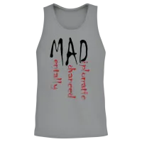 Mad Unisex Tank Top - Sport Grey – 2