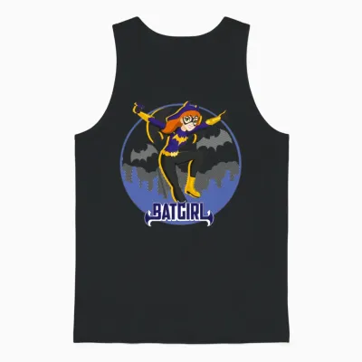 Dc Super Hero Girls Batgirl in Gotham Unisex Tank Top - Black