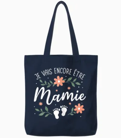 I Will Be Granny Again 2026 - New Big Parent Tote Bags - Navy
