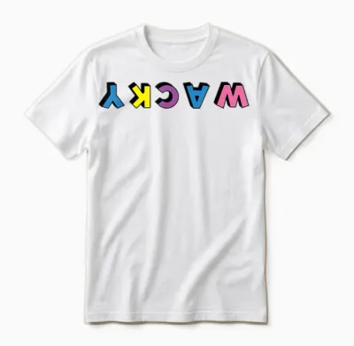 Wacky Costume Mismatch Day Outfit Unisex T-Shirt - White