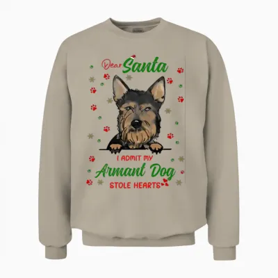 Armant Dog Dog Christmas Dog Breed Unisex Sweatshirt - Sand