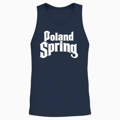 Poland Spring Unisex Tank Top - Navy