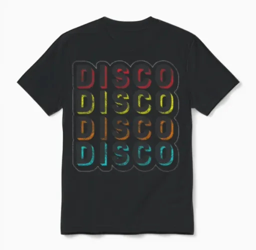 Retro Cool Player Unisex T-Shirt in Black