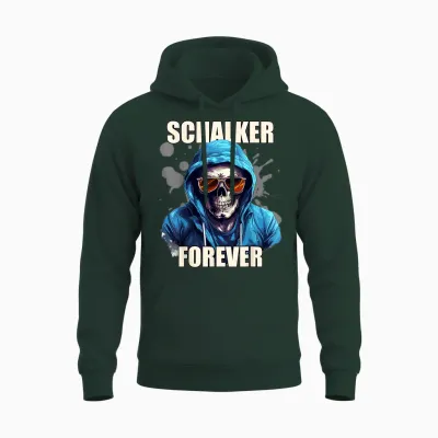 Schalke T-Shirt Gelsenkirchen Saying City Souvenir Fan T-Shirt, Black Unisex Hoodie - Forest