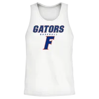 Florida Gator Baseball - Gators Baseball, Unisex Tank Top - White – 2