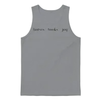 Horses + Books = Joy Horse Lovers Unisex Tank Top - Sport Grey – 1