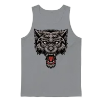 Mad Bear — Wildlife Unisex Tank Top - Sport Grey – 1
