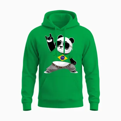 Brasilien Flagge Herren Damen Kinder Brasilien Unisex Hoodie - Irish Green